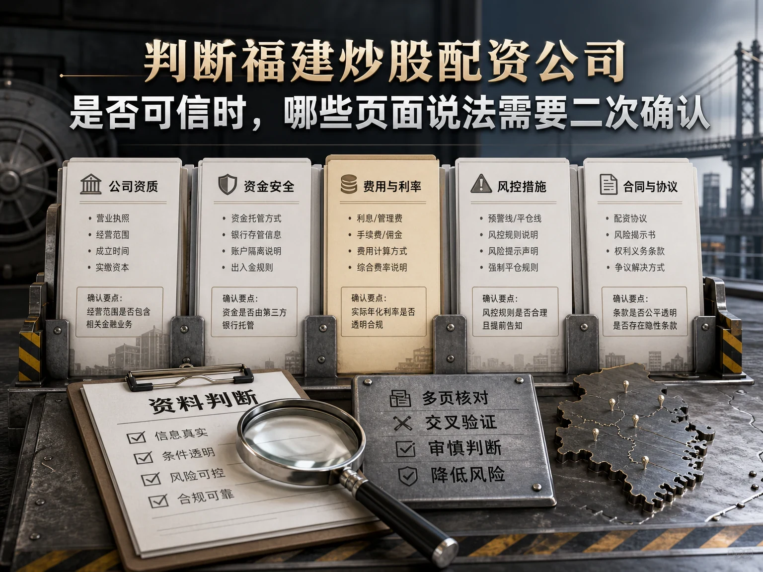 判断福建炒股配资公司是否可信时,哪些页面说法需要二次确认 插图