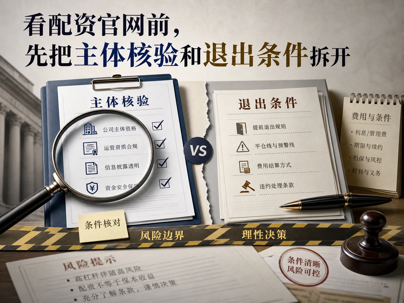 看配资官网前，先把主体核验和退出条件拆开 插图