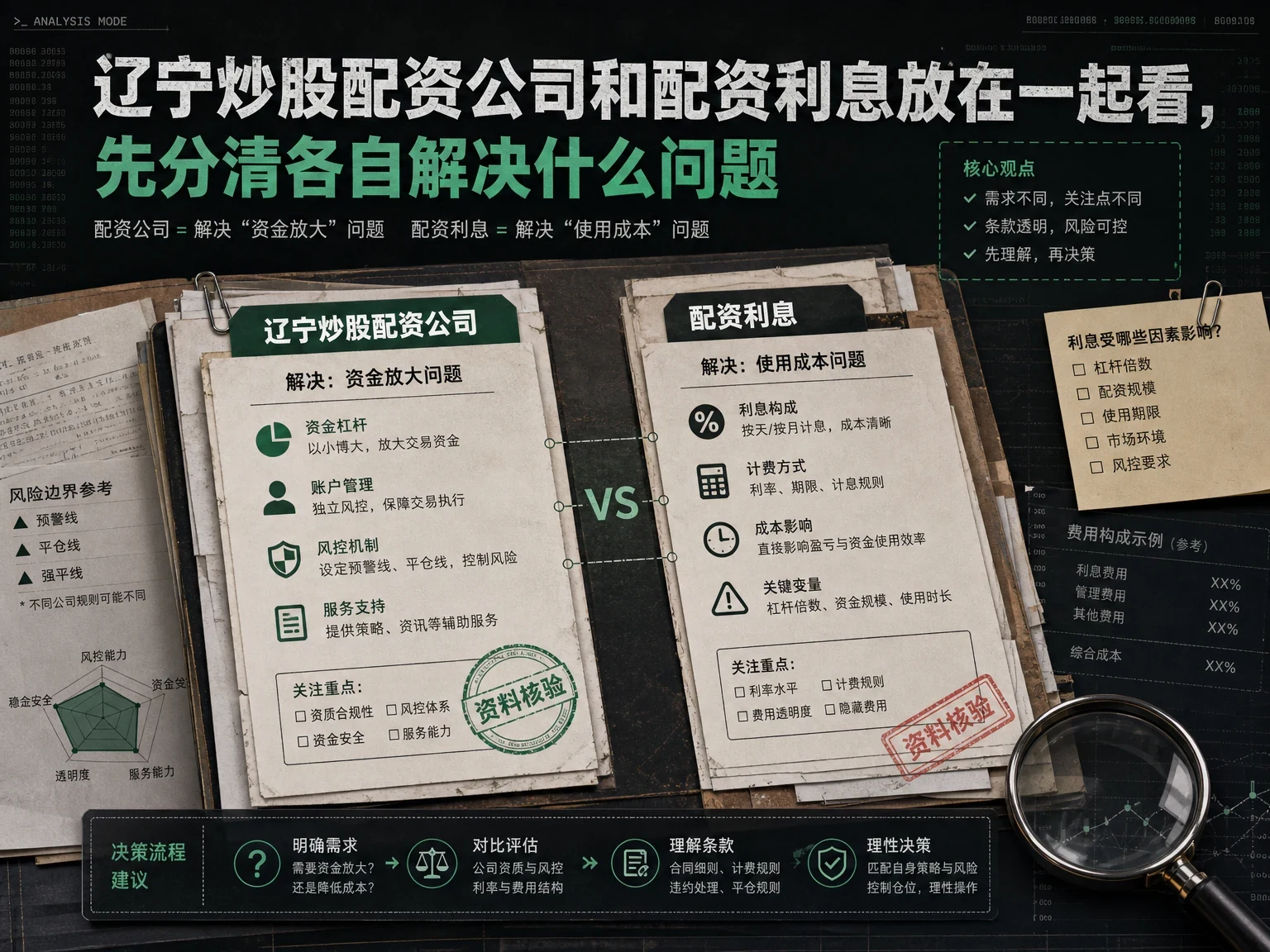 辽宁炒股配资公司和配资利息放在一起看，先分清各自解决什么问题 插图